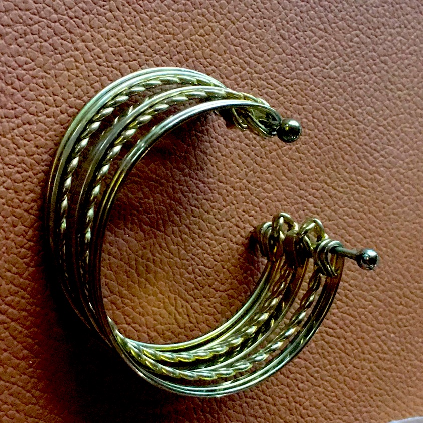 Vintage Brutalist Style Cuff Bracelet